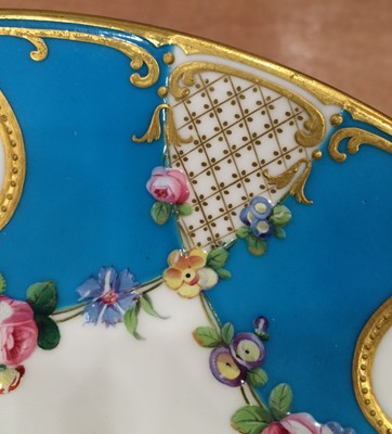 Lot 56 - A Minton Porcelain Cabinet Plate, circa 1872,...