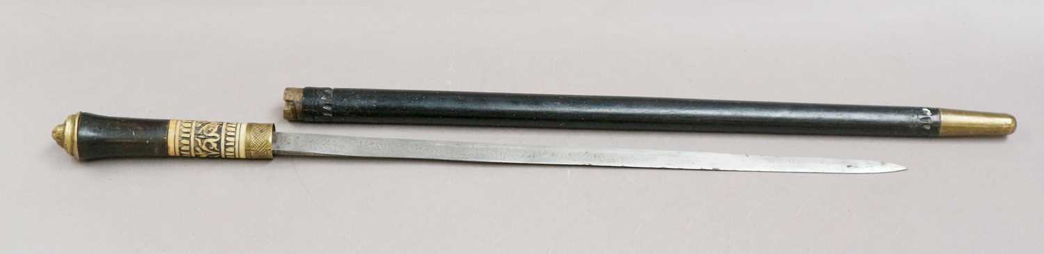 Lot 283 - An Early 20th Century Indian Ebonised...