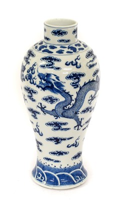 Lot 67 - A Chinese Porcelain Baluster Vase, Kangxi...