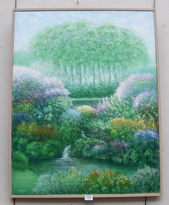 Lot 1058 - Tom Alderson ''Barningham Park Waterfall''...