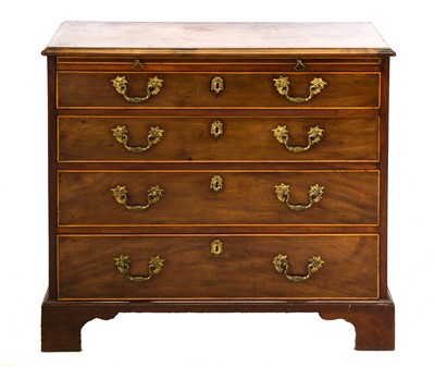 Lot 508 - A George III Mahogany and Boxwood-Strung...