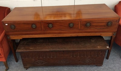 Lot 1133 - Two George III Mahogany Square Pianos,...