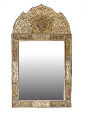 Lot 436 - A William & Mary Style Wall Mirror, early 20th...