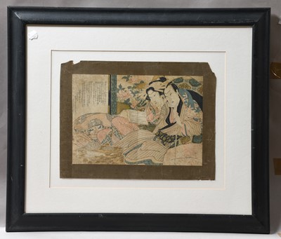 Lot 1017 - A collection of assorted Japanese woodblock...