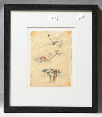 Lot 1017 - A collection of assorted Japanese woodblock...