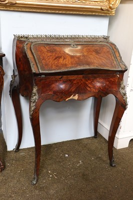 Lot 1341 - A Late 19th Century French Flame Mahogany and...