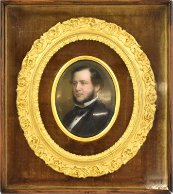 Lot 292 - John Haslem (1808-1884): Miniature Bust...