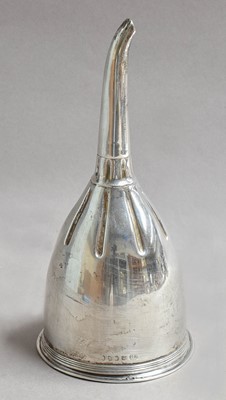 Lot 17 - A George III Silver Wine-Funnel, by Robert...