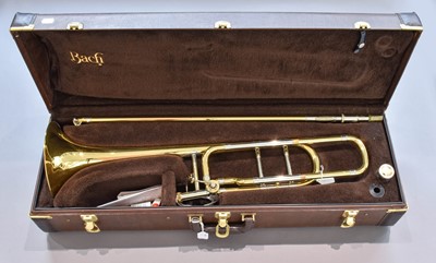 Lot 105 - Trombone Bb/F By Vincent Bach Model 36 Stradivarius
