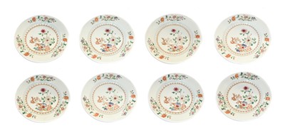 Lot 289 - A Set of Eight Chinese Porcelain Plates,...