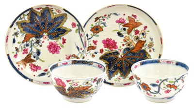 Lot 264 - A Pair of Chinese Porcelain Tea Bowls and...