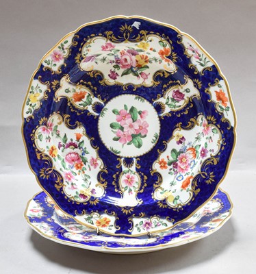 Lot 246 - A Pair of Bloor Derby Plates, circa 1830,...