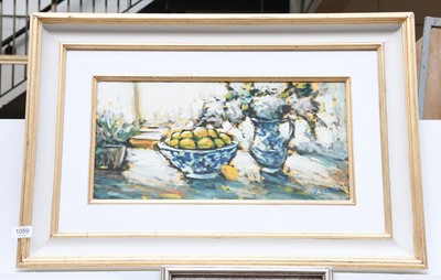 Lot 1059 - Pei Yang (contemporary) Still life of lemons...