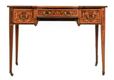 Lot 815 - A Late Victorian Mahogany, Satinwood-Banded...