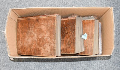 Lot 1064 - Seven Leather Bound Books Including Hume's...