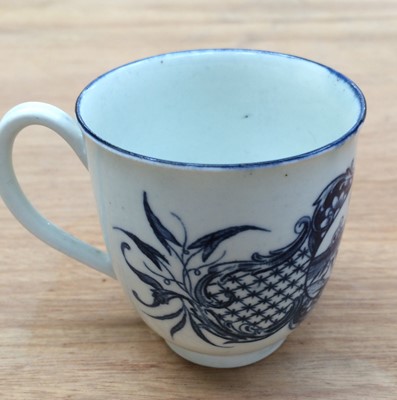 Lot 244 - A Worcester Porcelain Coffee Cup, circa 1775,...