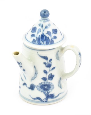 Lot 296 - A Chinese Porcelain Miniature Chocolate Pot...