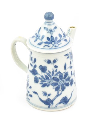 Lot 296 - A Chinese Porcelain Miniature Chocolate Pot...