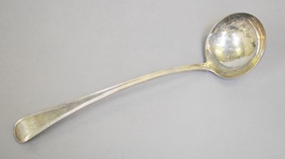 Lot 116 - A George III Silver Soup-Ladle, by Thomas...