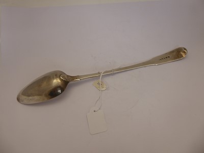Lot 2036 - A George III Provincial Silver Basting-Spoon