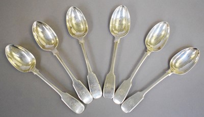 Lot 119 - A Set of Six Victorian Silver Teaspoons, by...