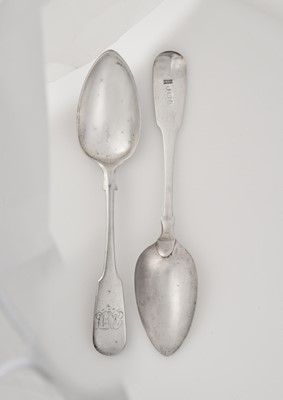 Lot 2041 - A Set of Six George III Provincial Silver Dessert-Spoons