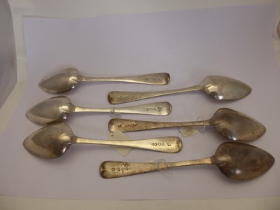 Lot 2040 - A Set of Six Provincial Silver Table-Spoons