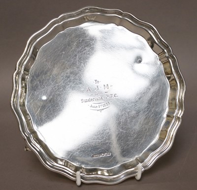 Lot 212 - A George V Silver Waiter, by Collingwood and...