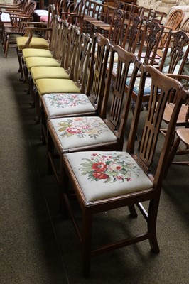 Lot 1269 - A Set of five Carved Mahogany Dining Chairs,...