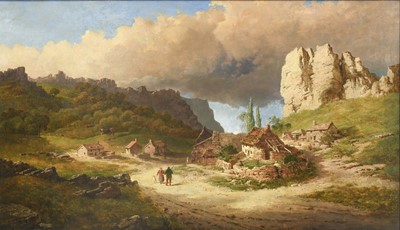 Lot 1068 - Edmund John Niemann (1813-1876) The Lime Kilns,...