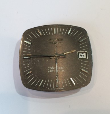 Lot 390 - A Steel Automatic Longines Conquest Wristwatch