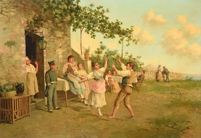 Lot 1099 - Luigi Scorrano (1842–1924) Italian Dancing...