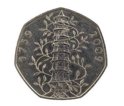 Lot 454 - Elizabeth II, 'Kew Gardens' 50p 2009, struck...