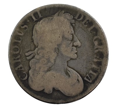 Lot 175 - Charles II, Crown 1681 TRICESIMO TERTIO, obv....