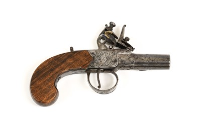 Lot 252 - A 19th Century Flintlock Pocket Pistol by...