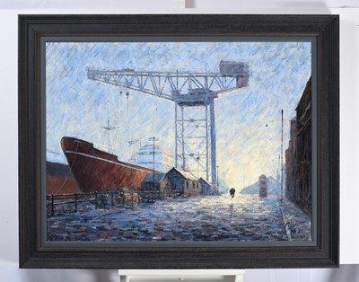 Lot 35 - Alexander Millar (b.1960) Scottish "Docklands...