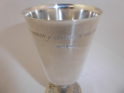 Lot 2153 - An Elizabeth II Silver Goblet