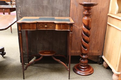 Lot 1324 - An Edwardian Inlaid Mahogany Ladies Writing...