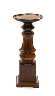 Lot 824 - A Victorian Carved Mahogany Revolving Plant...