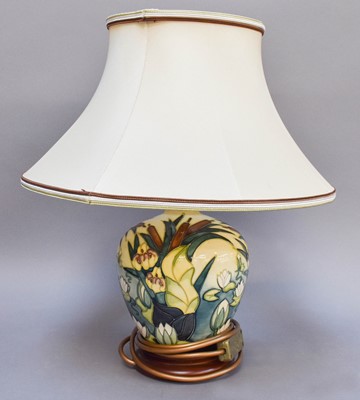 Lot 312 - A Moorcroft Lamia Pattern Table Lamp,...