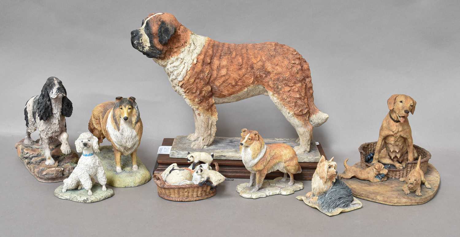 Lot 298 - Border Fine Arts Dog Models, including 'St...