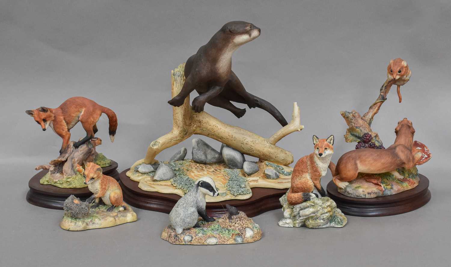 Lot 290 Border Fine Arts Wildlife Models, including