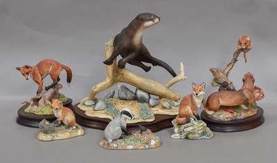 Lot 290 - Border Fine Arts Wildlife Models, including...