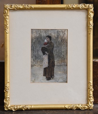 Lot 1032 - John Forbes Hardy (19th century) 'Feeding the...