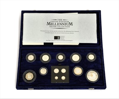 Lot 243 - The United Kingdom Millennium Silver...