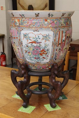 Lot 1108 - A Large Cantonese Famille Rose Planter, 20th...