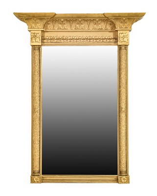 Lot 928 - A Victorian Gilt and Gesso Mirror, 2nd half...