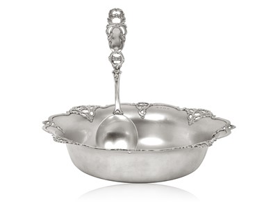 Lot 2145 - A George V Silver Bowl and Spoon