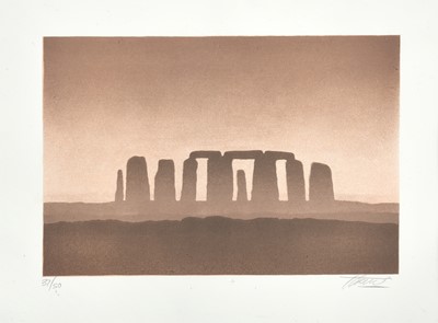 Lot 10 - Trevor Grimshaw (1947-2001) "Stonehenge"...