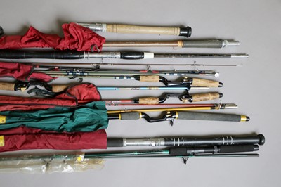 Lot 2 - A Collection of Five Abu Sea And Spinning Rods